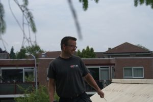 vlasloodgieter werkzaamheden op het dak